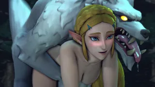 Witness Zelda and The Wolf in Breathtaking 4K by WoozySFM