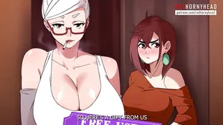 Granny's Unforgettable Threesome Reward for Takakura