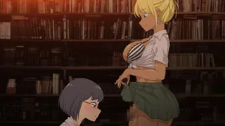 Naughty Schoolgirl Gyaru Futanari Devours Massive Monster Cock [Muchin]