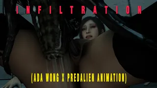 Ada Wong vs Predalien Infiltration | Resident Evil Alien Crossover