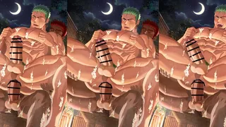 Zoro Having A Good Time At A Hot Spring