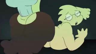 Alphys gets fucked by an Amalgamte/Everyman