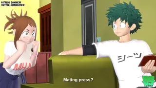 Deku Mating Presses Uraraka