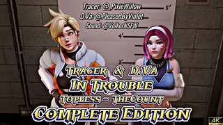 Tracer & D.Va - In Trouble [Topless&NoMale][TheCount][NO WM]