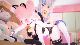 Intense vtubers battle!!!