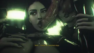 Tasting your sister on a dog's dick