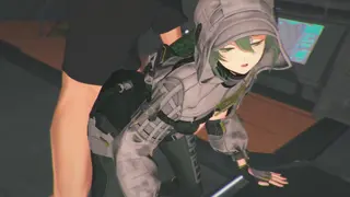 Fluorite Standing Doggy