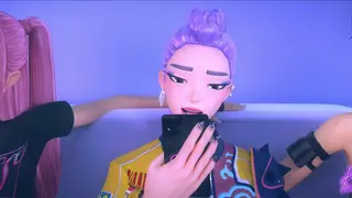 Huntrix Game - KPOP Demon Hunters Futa Intersex Porn Animation