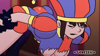 Pomni gets absofuckinglutely *Gloinked* by an abstracted Kaufmo [Gerezek]