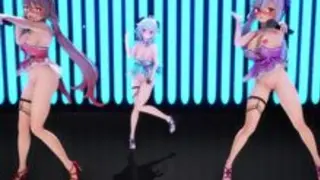 Genshin Impact: Hurly Burly con Hu Tao, Ganyu, Keqing