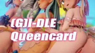 【Kancolle】Bikini Kashima, Suzuya, and Prinz with (G)I-DLE - Queencard