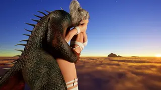 Above the Clouds Fire and Silence - Denerys and Drogon