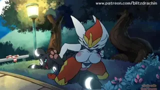 Cinderace and Umbreon [blitzdrachin]