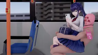 (Lovemax) JK riding dick in the bus