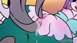 Cuphead Cala Maria Boss monster mermaid fucked [Jaguatiric4]