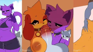 Some playtime with DogDay and Catnap