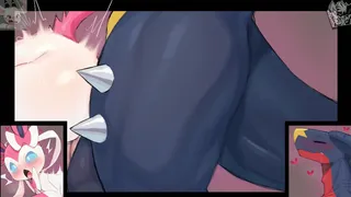 [Pokemon] Garchomp x Sylveon [Syuro]