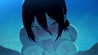 (4K) Reze's Swimming Lesson [KIZU]