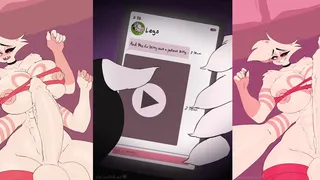 Angel Dust x Husk - Holiday Texts (starsoaked_owl)