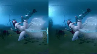 ZZZ Yuzuha gets a huge underwater tentacle creampie VR