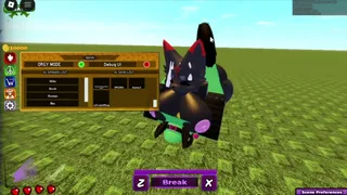 Black kemono x ralsei Roblox (whorblox adventures)
