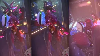 Protogen shower with bots