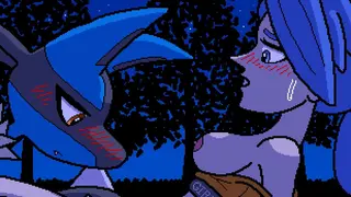 Training With Lucario [KnightOfSyrinx]