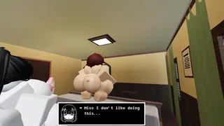 Frisk gets raped by a hung futanari in roblox