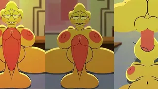 Futa Alphys Throbbing Cock [Komdog]