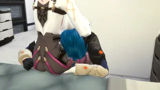 Blade x Kafka (Sims4)