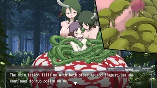 Monster Girl Quest - Rafflesia Girl Scene + CGI