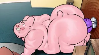 Richard having fun while the family is away