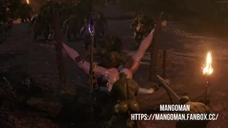 Captured mage (mangoman)