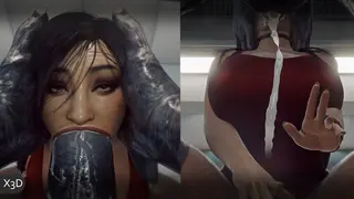 Ada Wong & Test Subject [X3D]