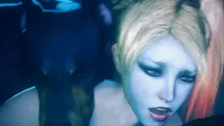 Harley Getting fucked by dogs - Studiofow