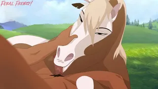 Feral Frenzy - Rain x Human Male