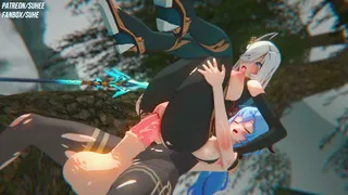 Shenhe × Ganyu (Futa)