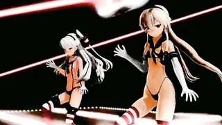 Shimakaze & Amatsukaze - Youthful Days' Graffiti [MMD R15] Ryoichi