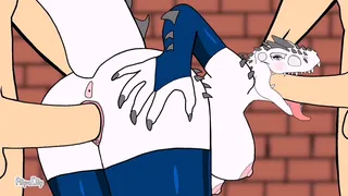 Indominus Rex serves two guys(White)