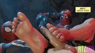 Spideypool Backstreet Footjob