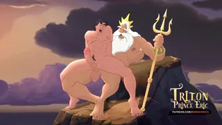 Prince Eric and Triton