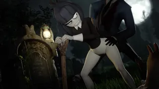 Creepy Susie fucks zombie