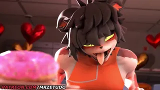 After Party with Asriel by Mrzetudo