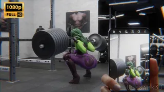 She-Hulk Captured in Intimate Encounter [Ulfsark3D]