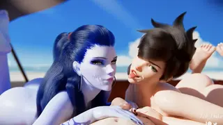 Widowmaker & Tracer's Sizzling Summer Beach Trip [Artist Credit]