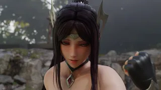 Irelia from League of Legends - Character Art by KristallDust