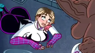 Gwen Gets Demolished By Massive Cock