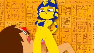 Ankha Stomach bulge edition