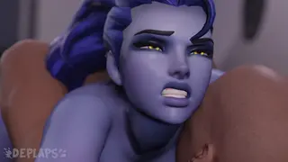 Widowmaker Standing Cowgirl [White][DePlaps]