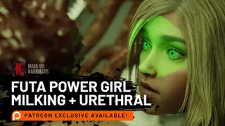 Futa Power Girl Milking + Urethral